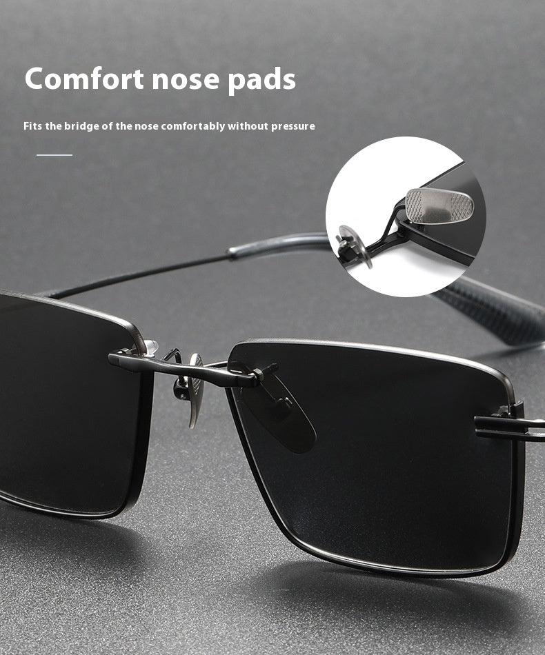 Titanium Polarized Sunglasses Retro Style