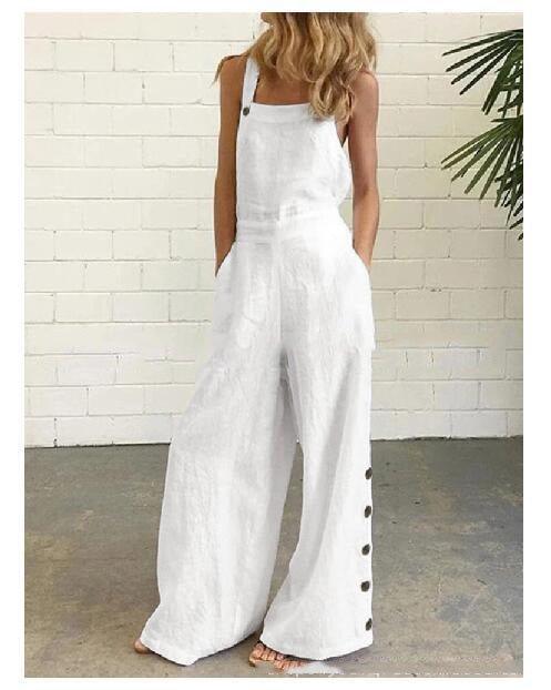 Sleeveless Wide-Leg Jumpsuit S–2XL