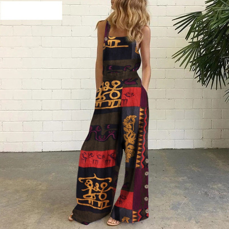 Sleeveless Wide-Leg Jumpsuit S–2XL