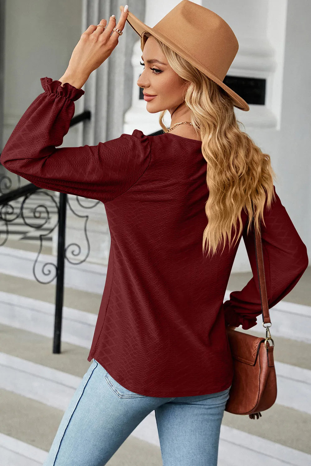 Round Neck Loose Sleeve Shirt