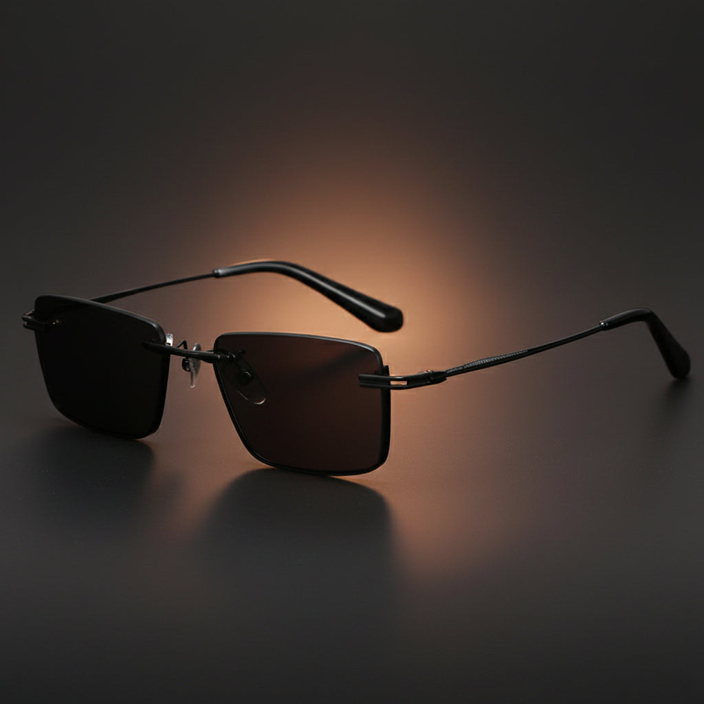 Titanium Polarized Sunglasses Retro Style