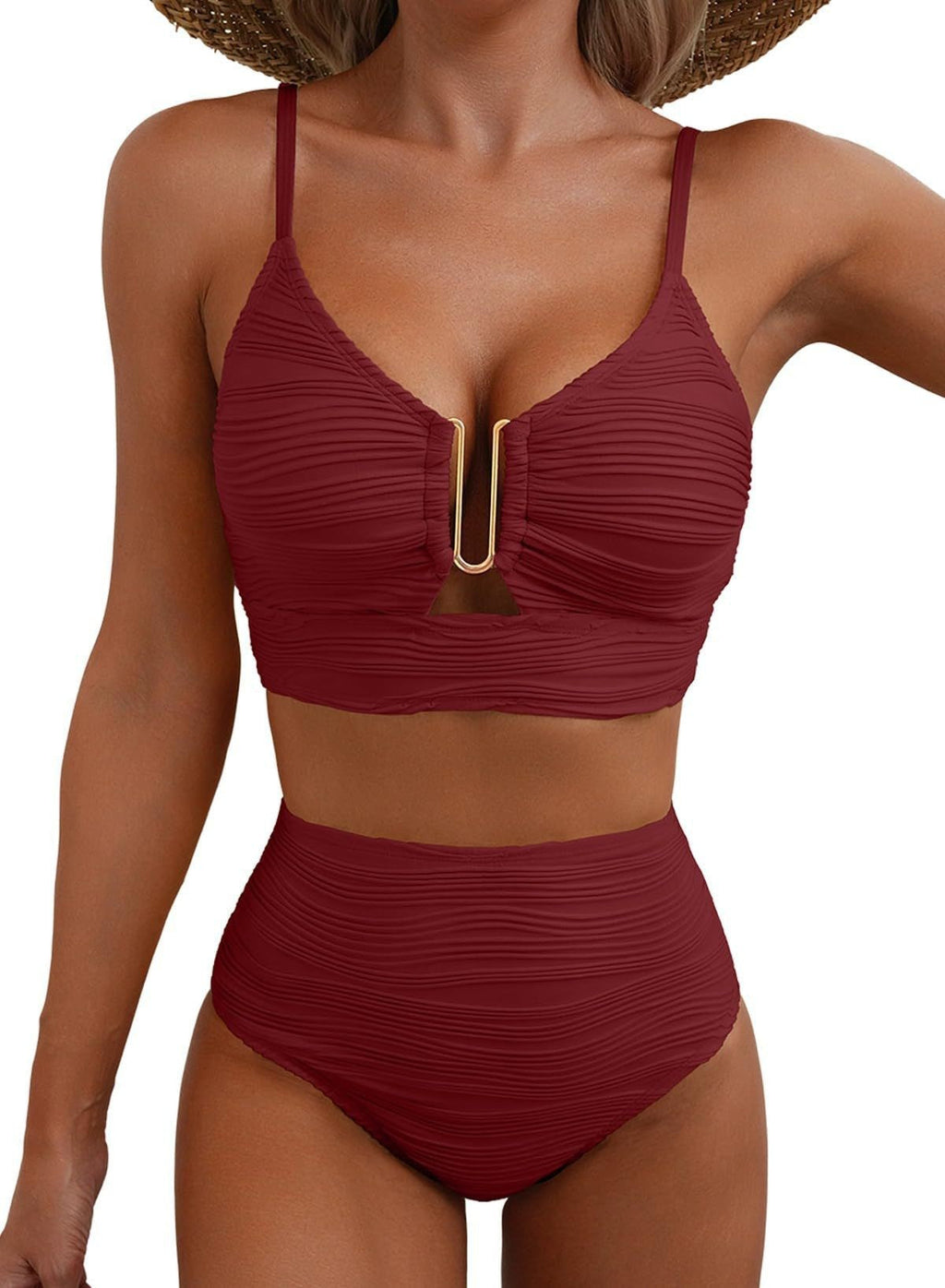 Solid Color Swimsuit