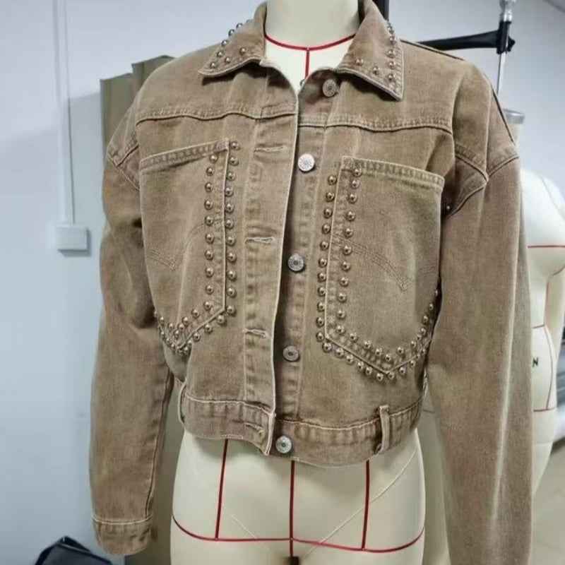Studded Denim Jacket
