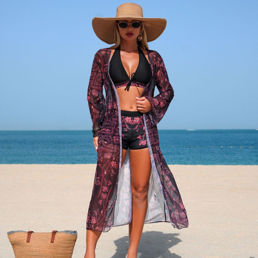 Three-Piece W/ Long Sleeves Swimwear
