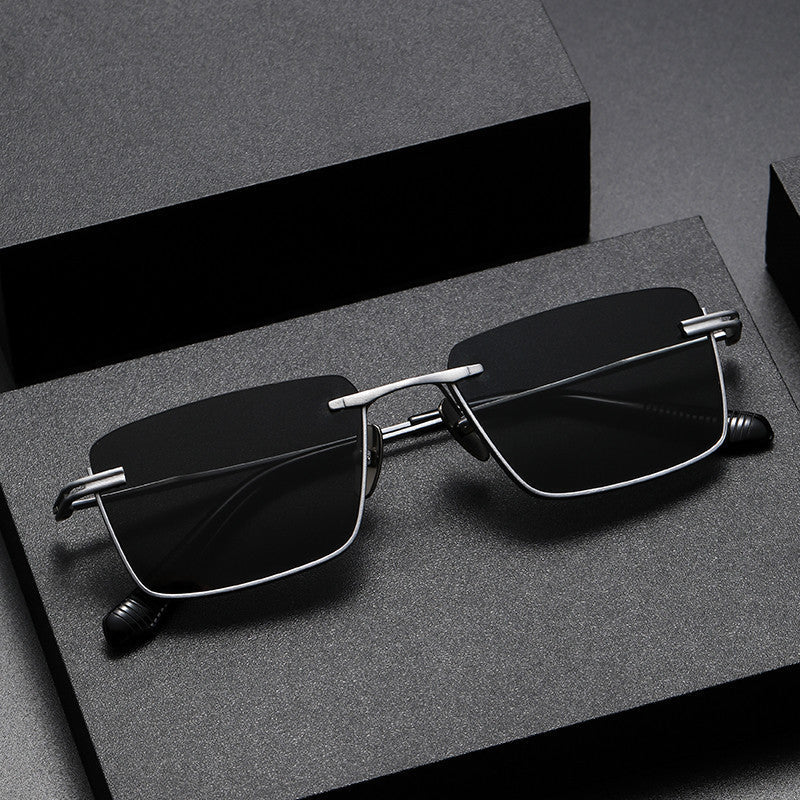 Titanium Polarized Sunglasses Retro Style
