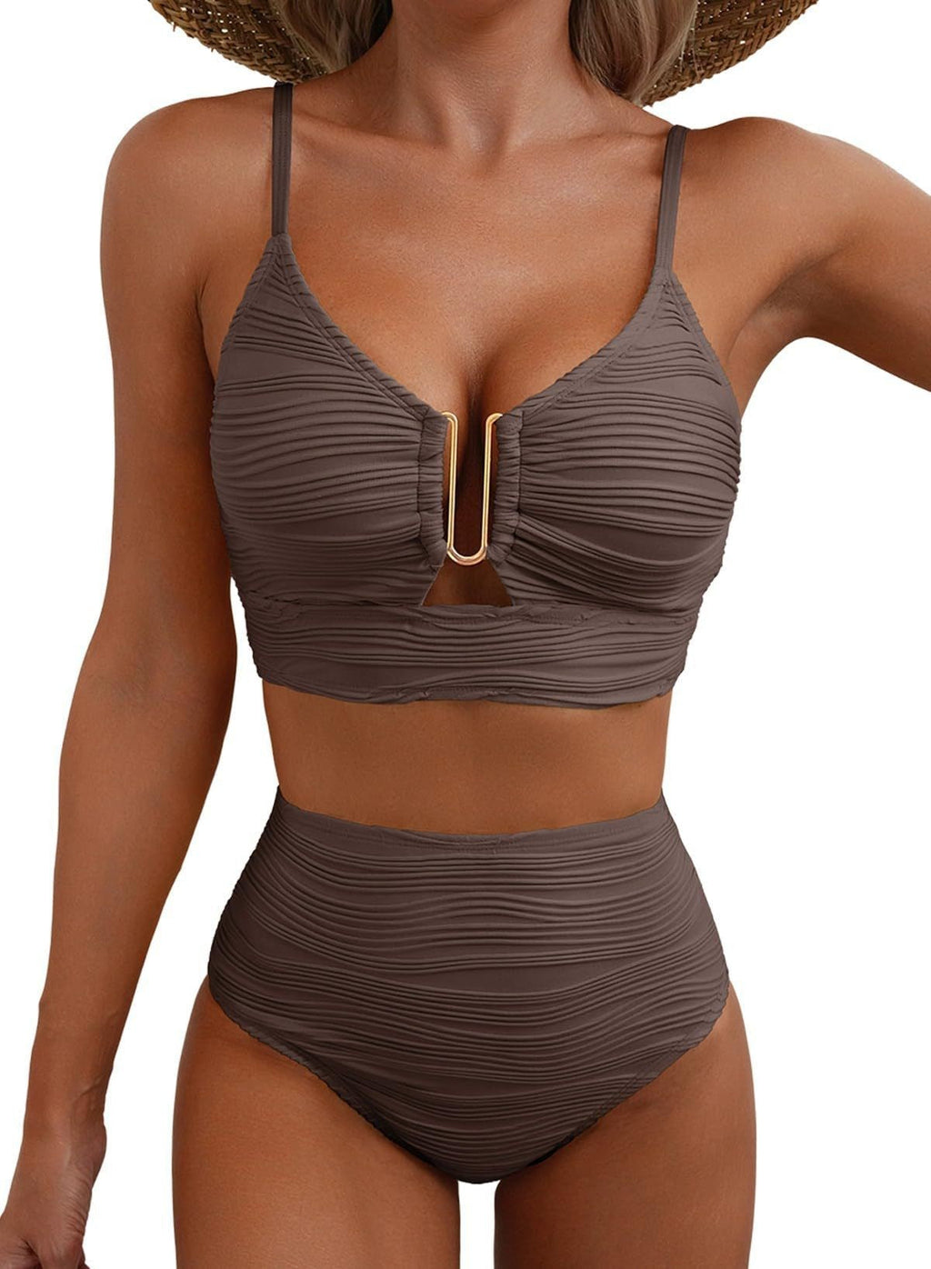 Solid Color Swimsuit