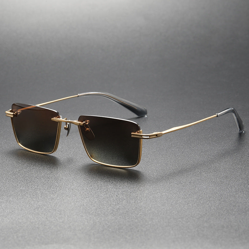 Titanium Polarized Sunglasses Retro Style