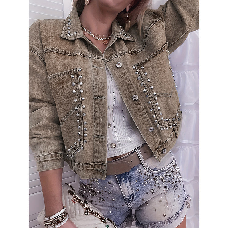 Studded Denim Jacket