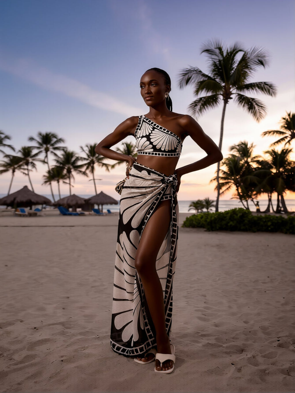 2 Piece Built Bra Beach Swimwear