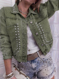 Studded Denim Jacket